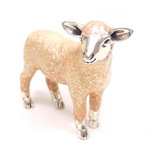 サツルノ:シルバーの置物 羊 小 ST311-S ¥60,000(税抜) シルバー925